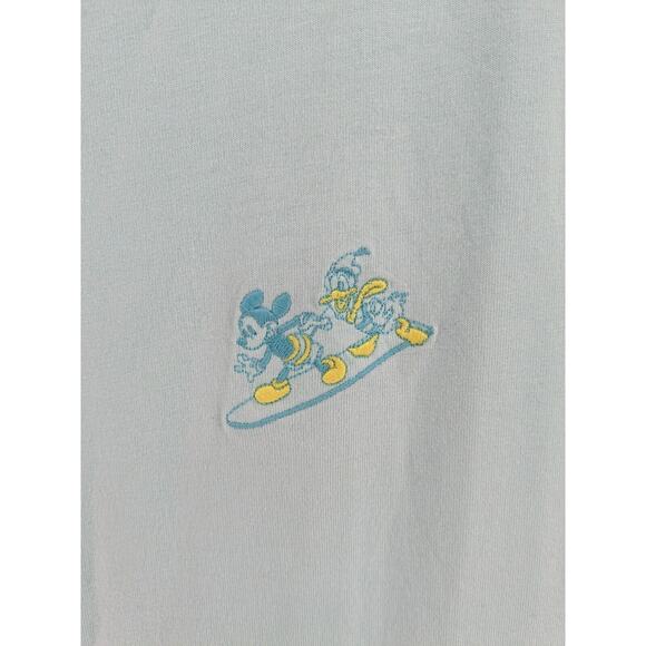 Disney Mickey Aloha Tank Dress M Green Midi Sleeveless Graphics Skateboard Crew - Picture 7 of 13